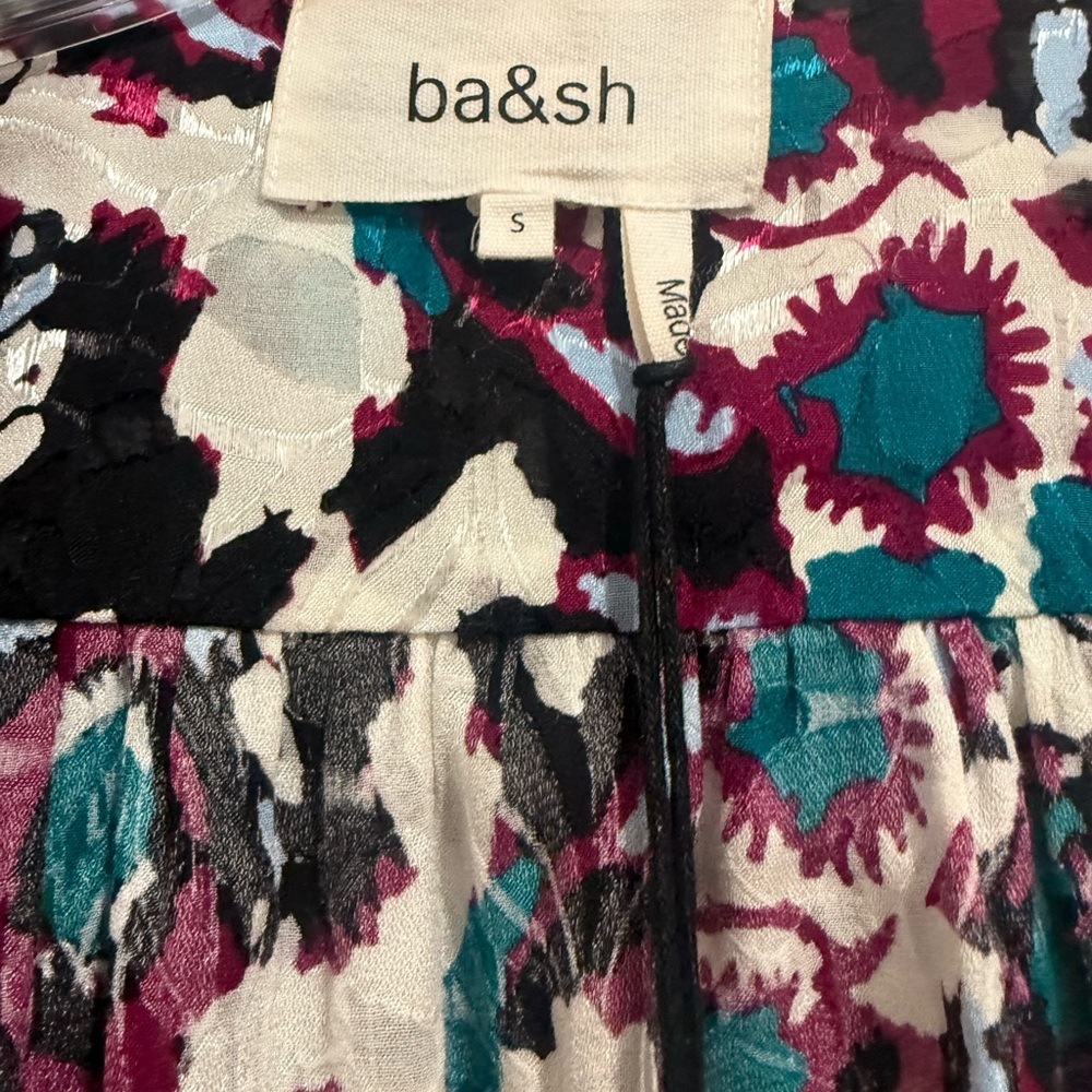 ba&sh Multicolor Abstract Pattern Dress - Picture 7 of 8